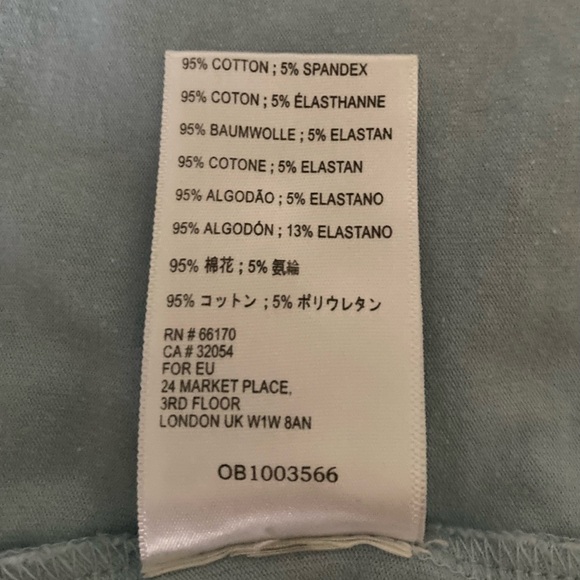 Urban Outfitters Bridgette Blue tie back crop top, size small  - Picture 8 of 9